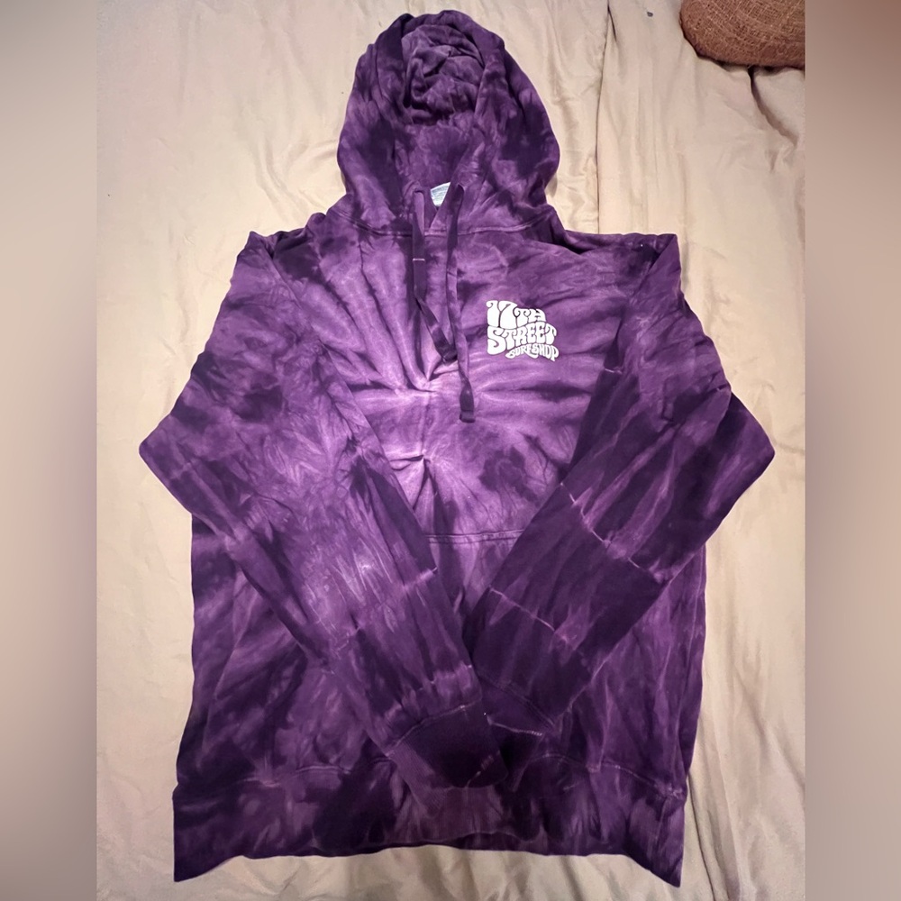 17th Street Purple Tye Dye Hoodie